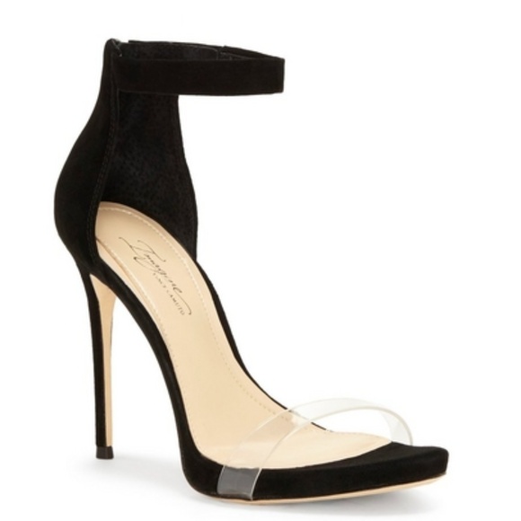 vince camuto clear heels
